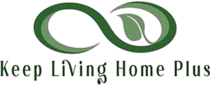 Logo of Living Home featuring green leaves and an eco-friendly theme.