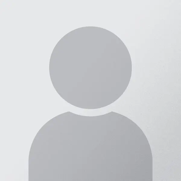 Default profile picture silhouette on gray background.